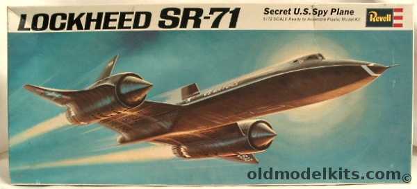 Revell 1/72 Lockheed SR-71 Spy Plane 'Blackbird', H212 plastic model kit